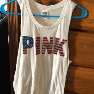 Pink America tank
